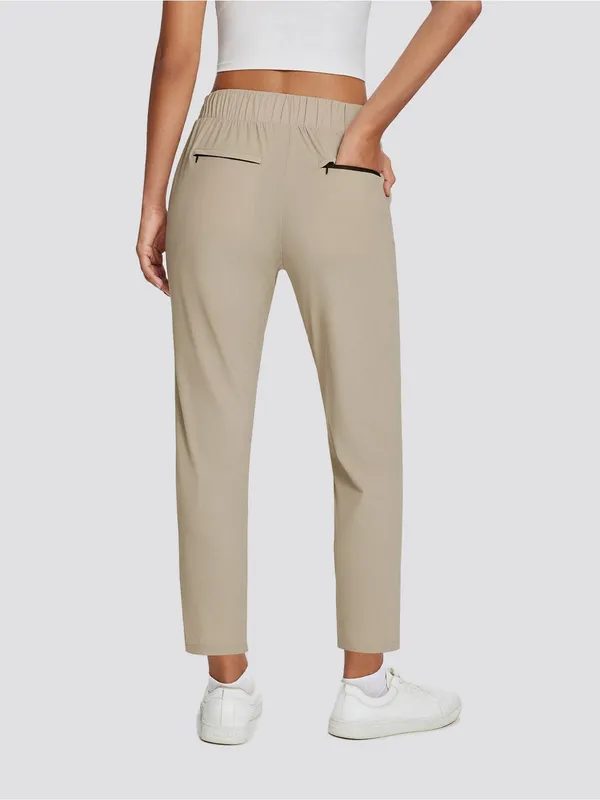Baleaf UPF 50+ High-Rise 4 Pocket Pants Khaki Joggers Size Medium - Image 3