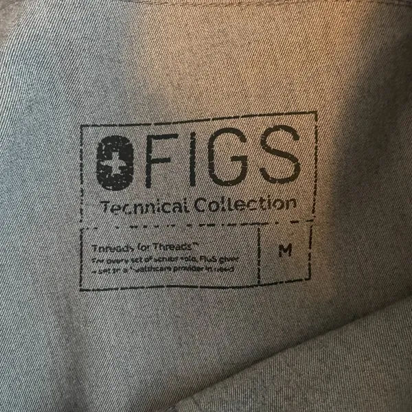 Figs Women M Graphite Gray Kade Cargo Scrub Pants Yoga Waistband Pocket Dental - Image 8