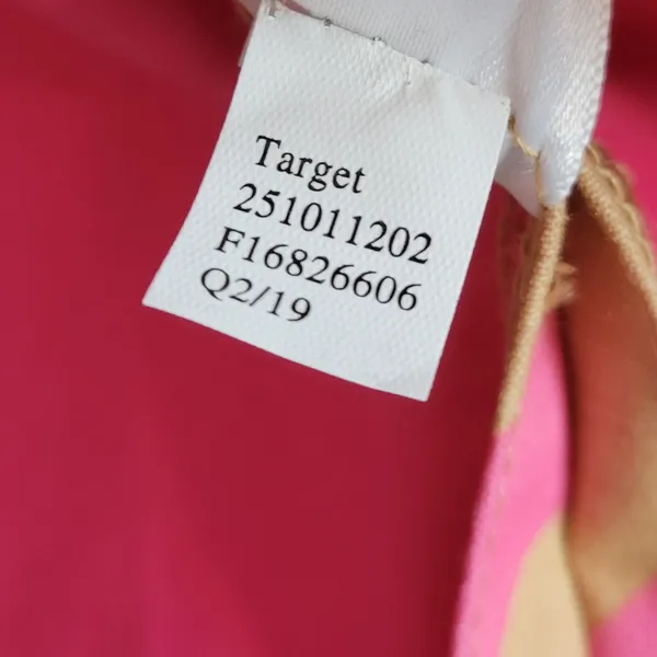 Isaac Mizrahi Target 20th Anniversary Womens Trench Coat XS Pink Tan Houndstooth - Image 8