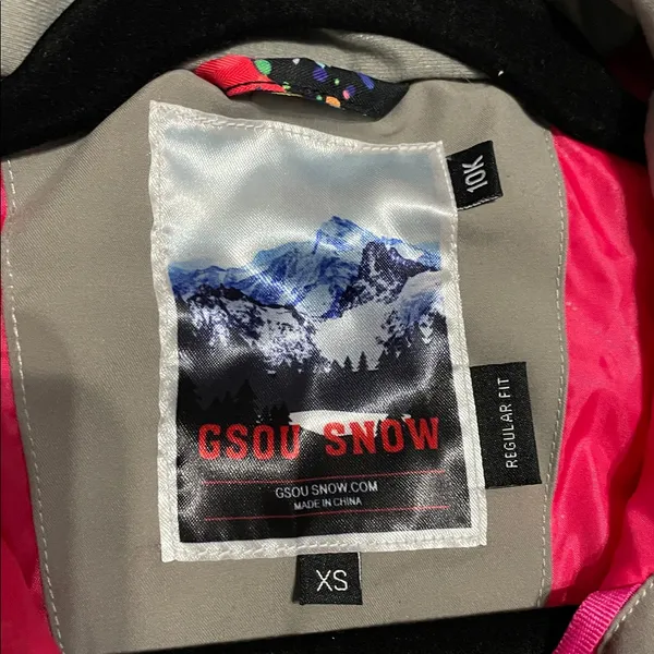 GSOU SNOW Paint Splatter Snowboarding Insulated Jacket Size XS Regular Fit NWOT - Image 15