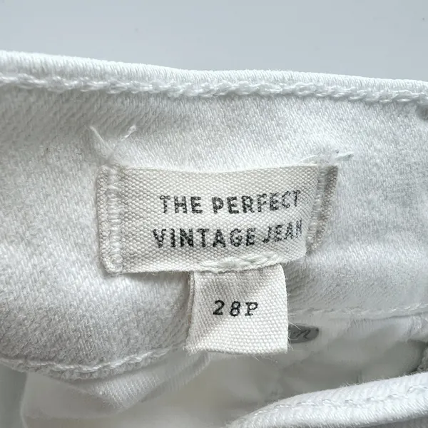Madewell jeans size 28p 28 petite Perfect Vintage Jean in Tile White - Image 9