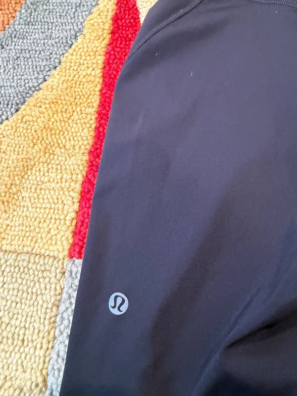 Lululemon Base Pace High Rise Bike Shorts Running 8” Inseam Black Nulux Size 6 - Image 7