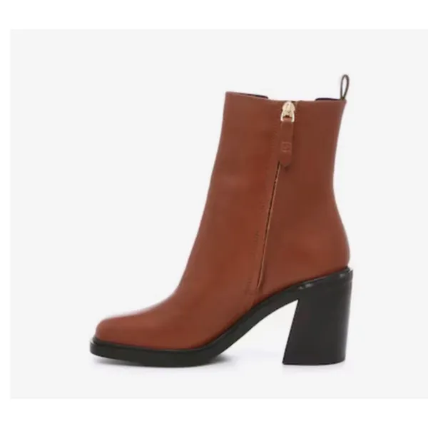 Franco Sarto Paula Stacked Block Heel Bootie –‎ Size 8.5 - Image 2