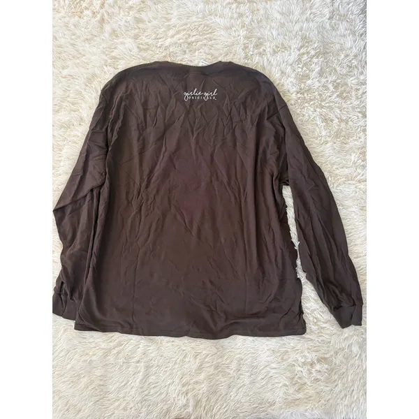 Girlie Girl Original Give Thanks Turkey‎ Brown Long Sleeve Shirt Thanksgiving XL - Image 3
