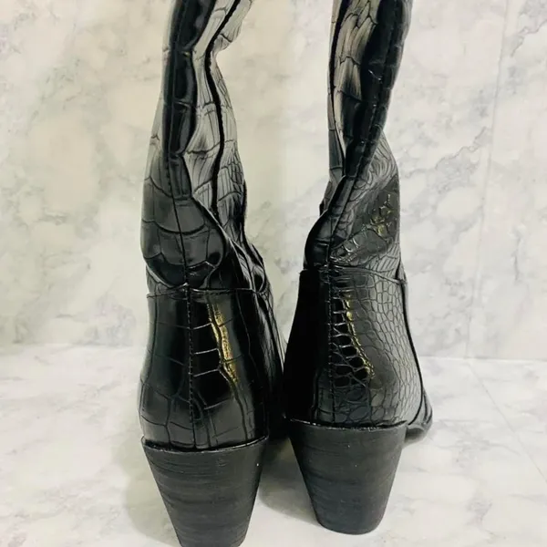 Princess Polly Black Riley Boots - Image 3