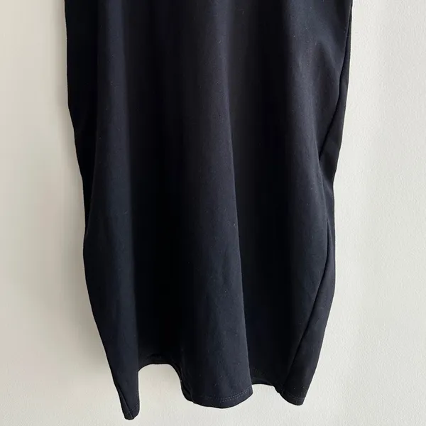 Rolla Coster Black Bodycon Tank Top Cutout Zippered Dress, Size Medium - Image 4