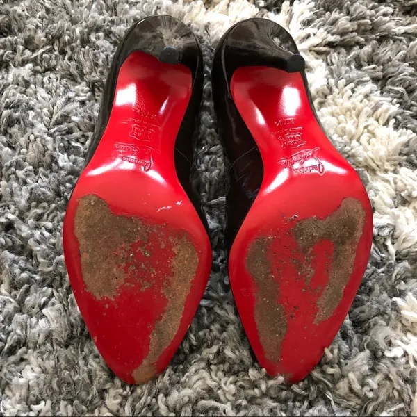 Christian Louboutin Décolleté 868 Patent L. Heels. Size 37.5 (US 7.5). - Image 10