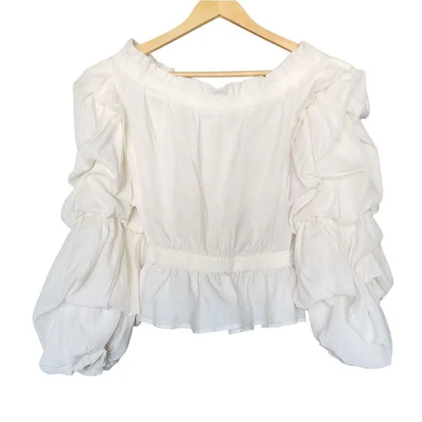 ✨Guess Celestine Off The Shoulder Sz Small Top✨ - Image 3