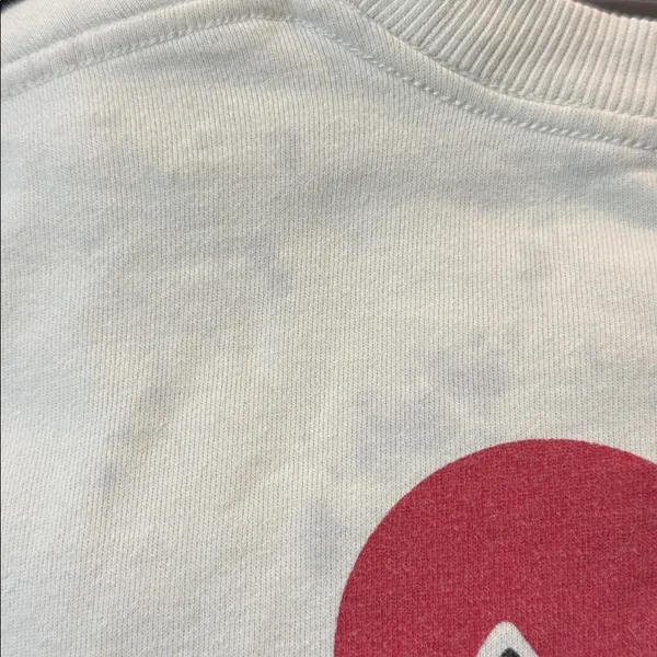 Parks Project cream pullover cropped sweater medium “Leave only Good Vibes” - Image 6