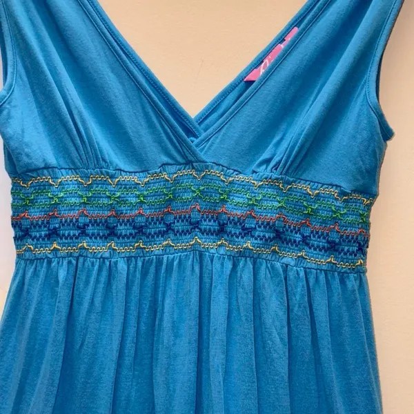 Victoria's Secret Pink Turquoise Shirt/Tunic Size XS - Image 3