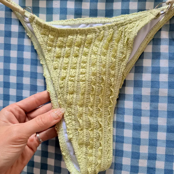 Green Lace Bikini Set - Image 2