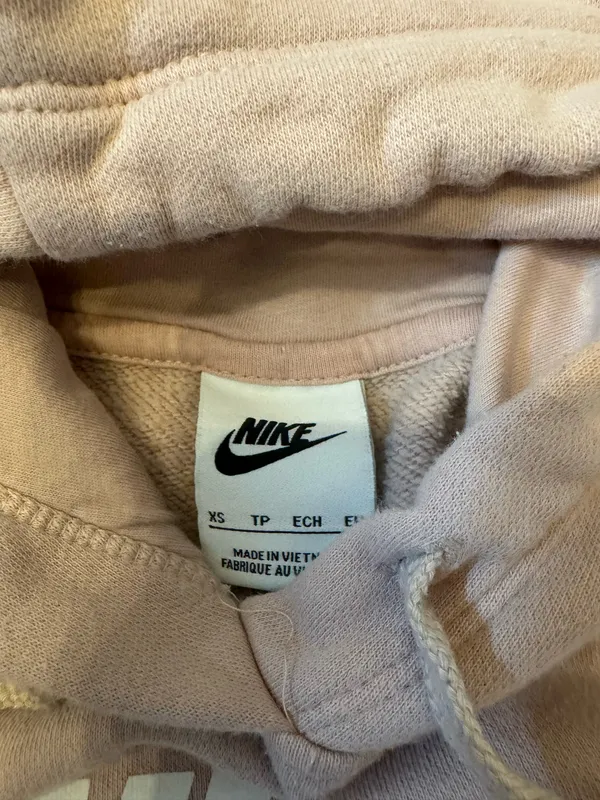 Nike Size XS Baby Pink Hoodie - Image 3