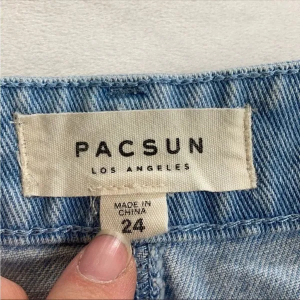 PacSun Patch Work Jean Skirt - Image 3