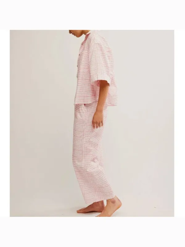 FREE PEOPLE Summer Sleeper Printed Set / Strawberry Shortcake - Image 2