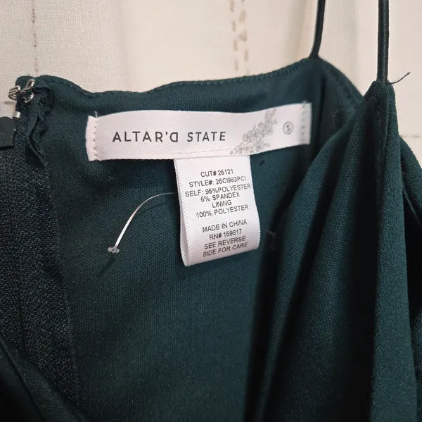 Altar'd State Forest Green Dress - Image 4