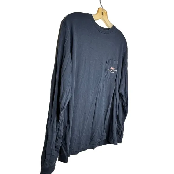 Vineyard Vines Navy Oklahoma Shirt - Image 3