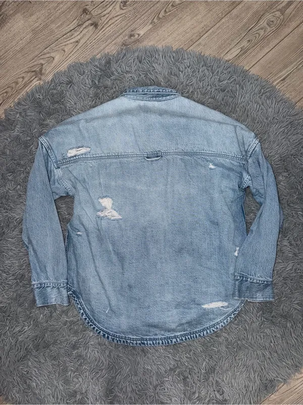 American Eagle Offline by Aerie Oversized Denim Jean Jacket - Image 2