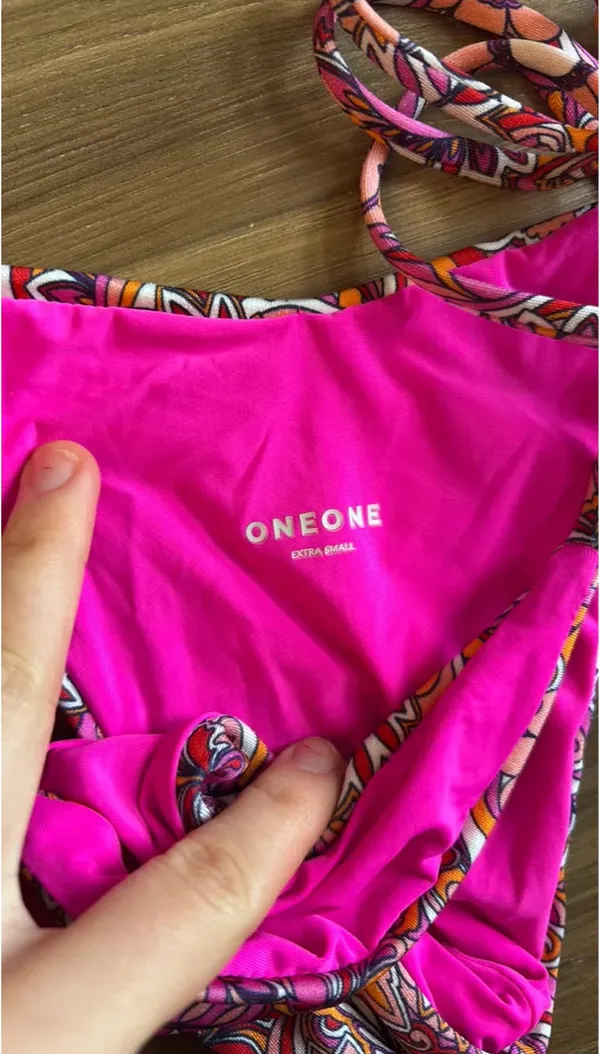 ONEONE Paisley Swimwear Pink Print Bikini Set - Image 6