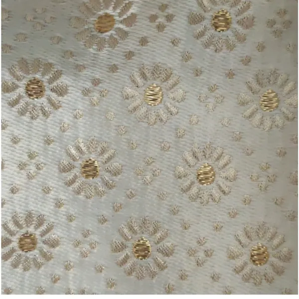 Hill House The Ellie The Bridal Nap Dress in Ivory gold Jacquard sz S - Image 3