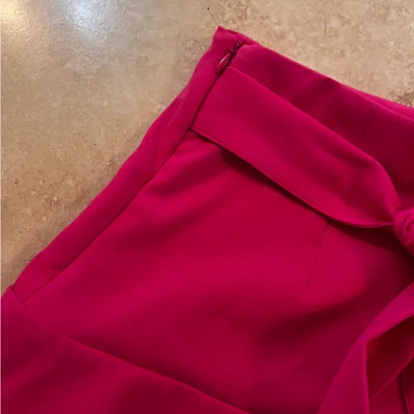 Zara Pink Short With Tie - Image 3