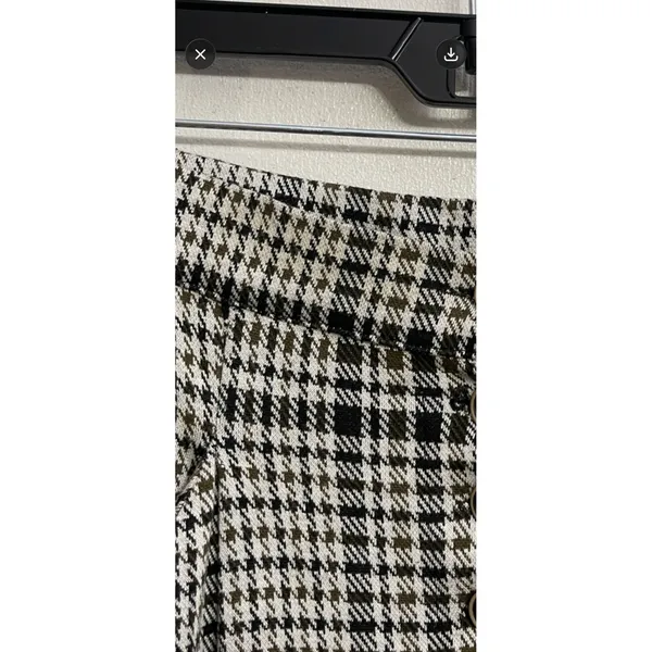 Free‎ People Posey Plaid Tapered Pants High Rise Dark Academia Trousers Size S - Image 6