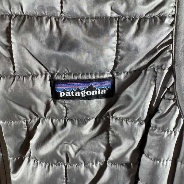 3007 | Patagonia Nano Puff Quilted Puffer Vest Forge Grey Womens XS Gorpcore - Image 5