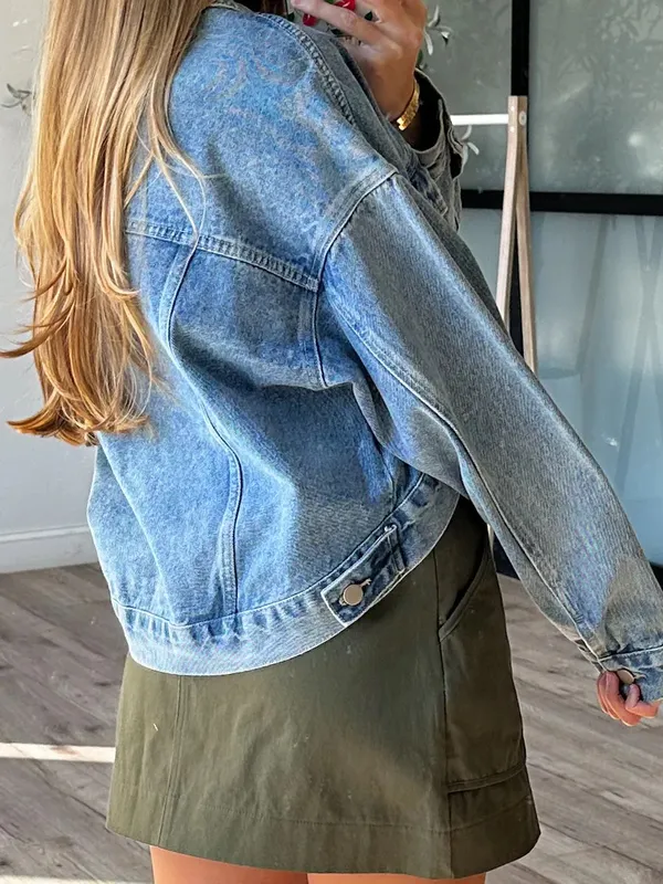 Denim Style Jacket - Image 2