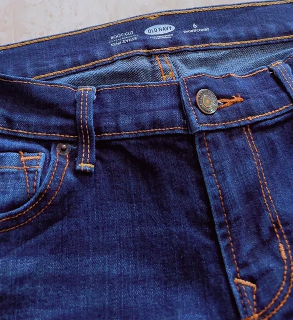 Old Navy Navy Jeans - Image 3