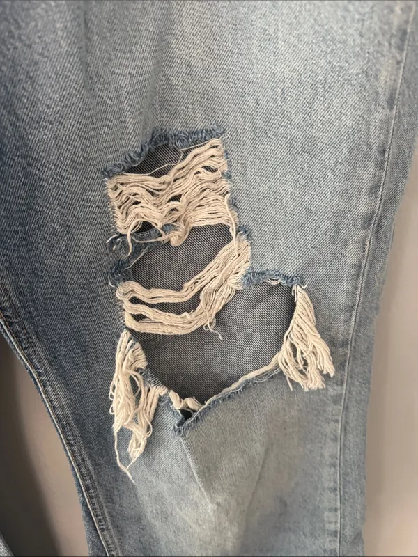 Free People We the Free Women's High Rise Flare Jeans Size 30 ButtonFly - Image 4
