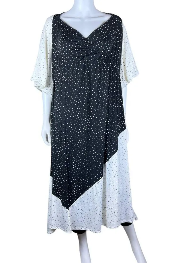 Torrid Studio Mix Polka Dot Maxi Dress Plus Size 3X - Image 8