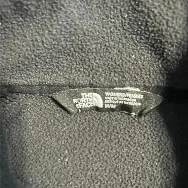 North Face Full Zip Fleece Women's Size Medium Black Hiking Warm Active - Image 4