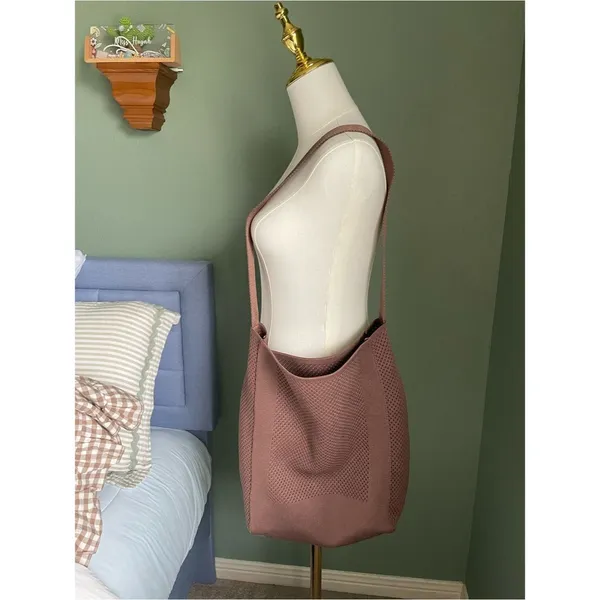 Everlane Do-It-All Knit Tote Brown Shoulder Bag Single Strap - Image 2