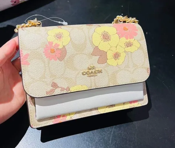coach Mini Klare Crossbody In Signature Canvas With Floral Cluster Print ch255 - Image 6