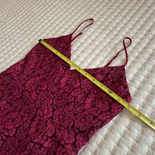 NBD Brielle Raspberry & Magenta Pink Flared Base Midi Dress Sz XS Extra Small - Image 4