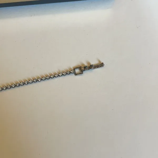Tacoa Vintage Silver Faux Diamond Tennis Bracelet - Image 4