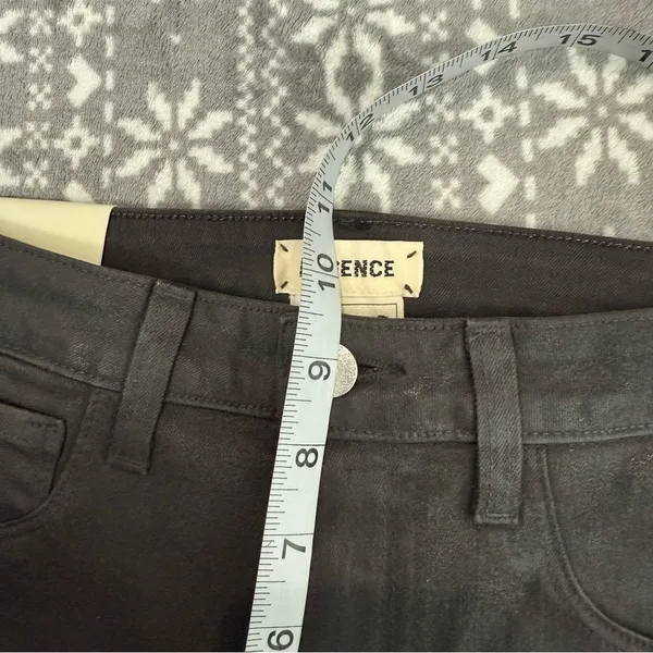 NWT L'agence‎ Margot High Rise Skinny Greystone Coated Jean Size 26 Minimalist - Image 12