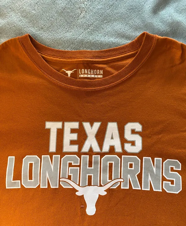 Texas Longhorns Shirt Orange Size XL - Image 2