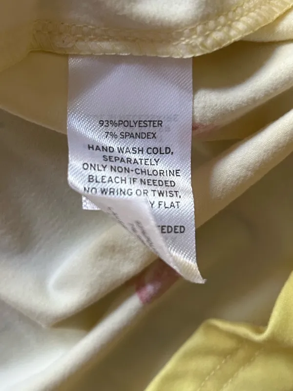 Nordstrom Abound Tiered Halter Dress in Yellow with Strawberries Smocked Back - Image 4