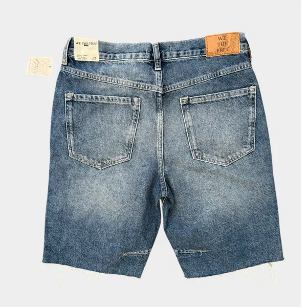 NWT Free People Ghost Town Long Denim Short Size 29 - Image 6