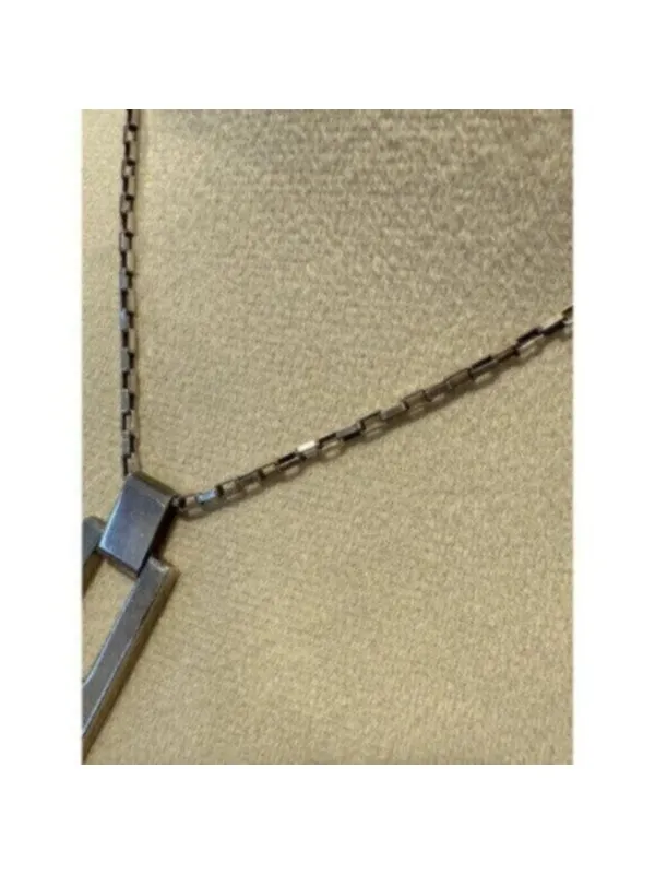 GUCCI G Necklace Sterling Silver 925 Made in Italy - Image 7