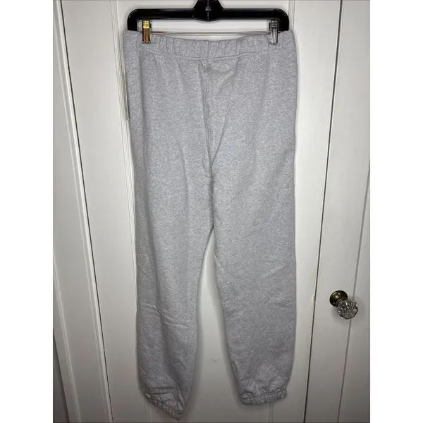 Mate the Label Organic Fleece Relaxed Pocket Sweatpant Heather Grey Xsmall $128 - Image 10