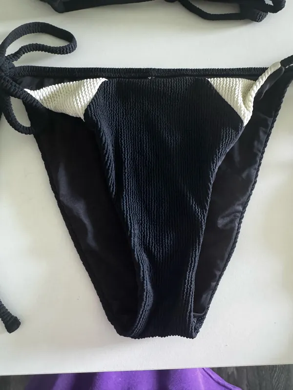 Monochrome Play Colorblock Bikini size medium CUPSHE NWOT  - Image 5