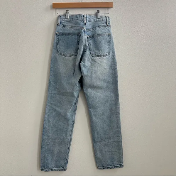 J. Galt Brandy Melville Straight Leg Jeans Light Wash - Image 7