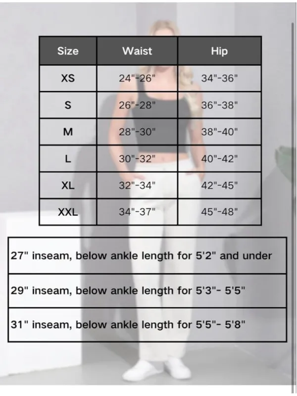 NEW Soft Rayon Lounge Sweatpants Lightweight Comfy Straight Pants XS 29” Inseam - Image 3