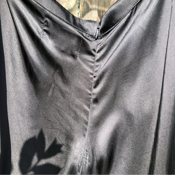 Cleobella Ainsley Black Satin Wide Leg Pants S - Image 11