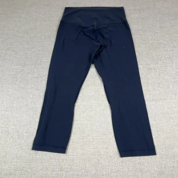 Lululemon Leggings Womens S Black High Rise Capri Yoga Pants Athletic Gym - Image 3