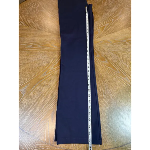 Betabrand Class DPYP Dress Pant Yoga Pant Straight Navy Blue W0076 Size Small - Image 9