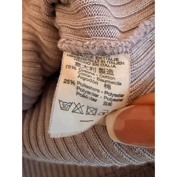 Brandy Melville Cardigan Womens One Size‎ Lavender Zelly Ribbed Knit Button Top - Image 4