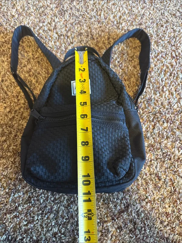 Herschel Supply Company Nova Mini 9L Quilted Brindle Backpack Black - Image 10