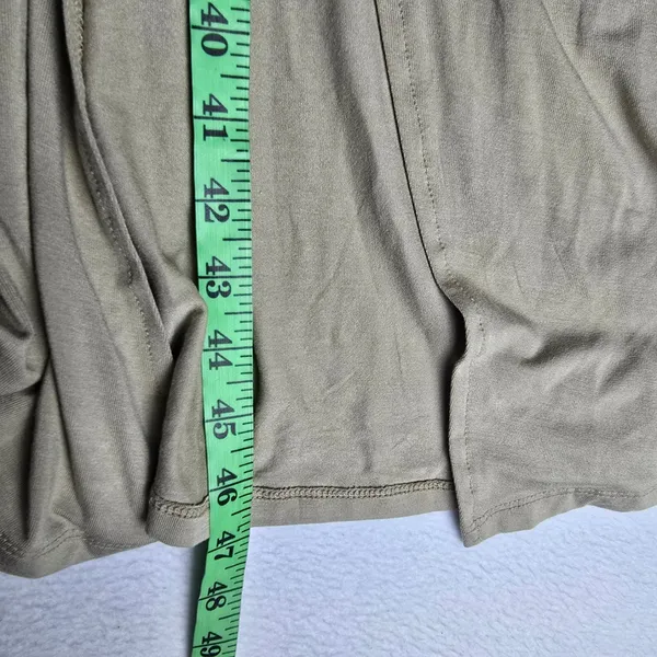 A New Day NWT Womens Tan Long Sleeve Scoop Neck‎ Empire Waist Midi Dress Medium - Image 11